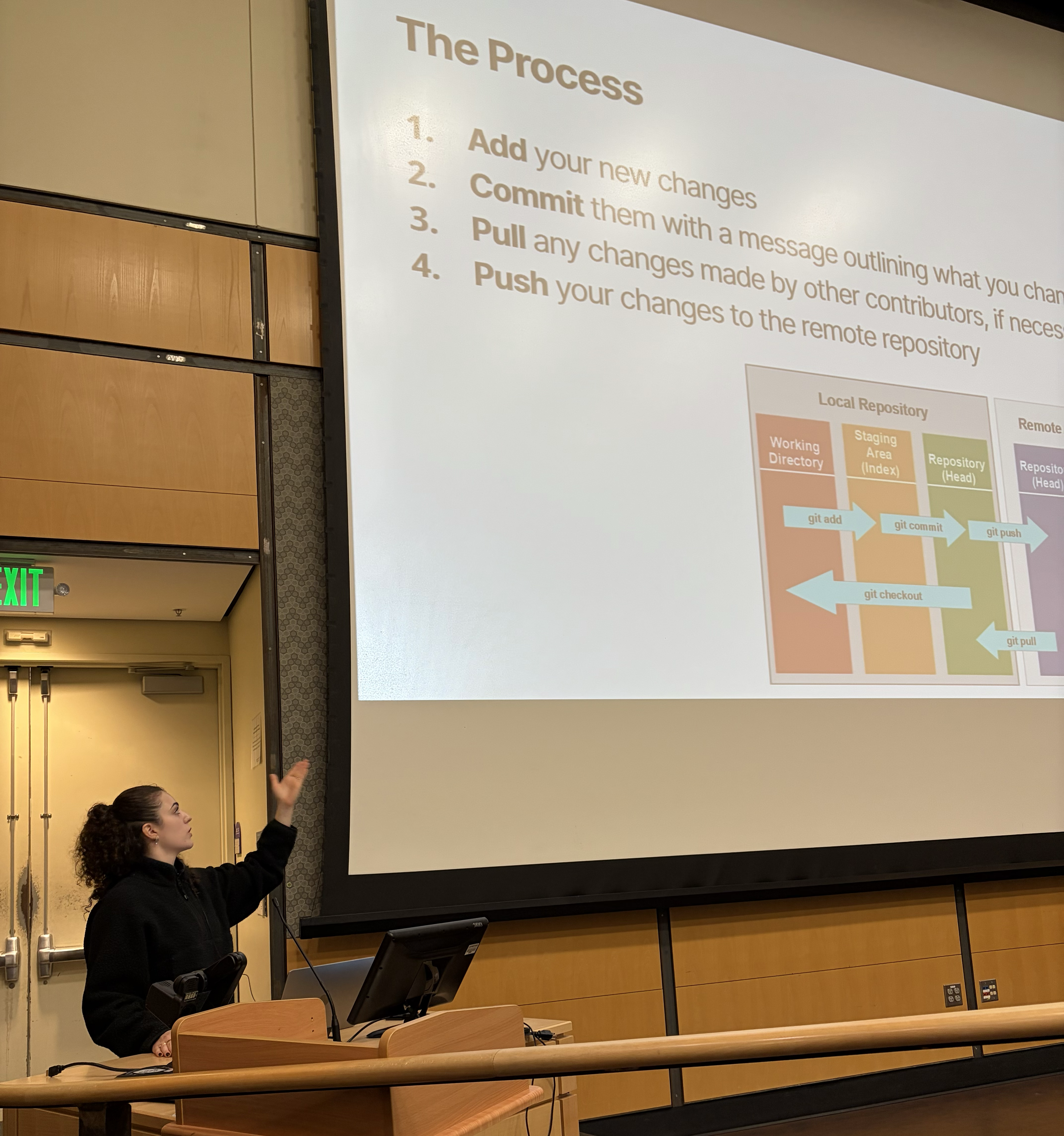 Teaching a CSE class at the University of Washington