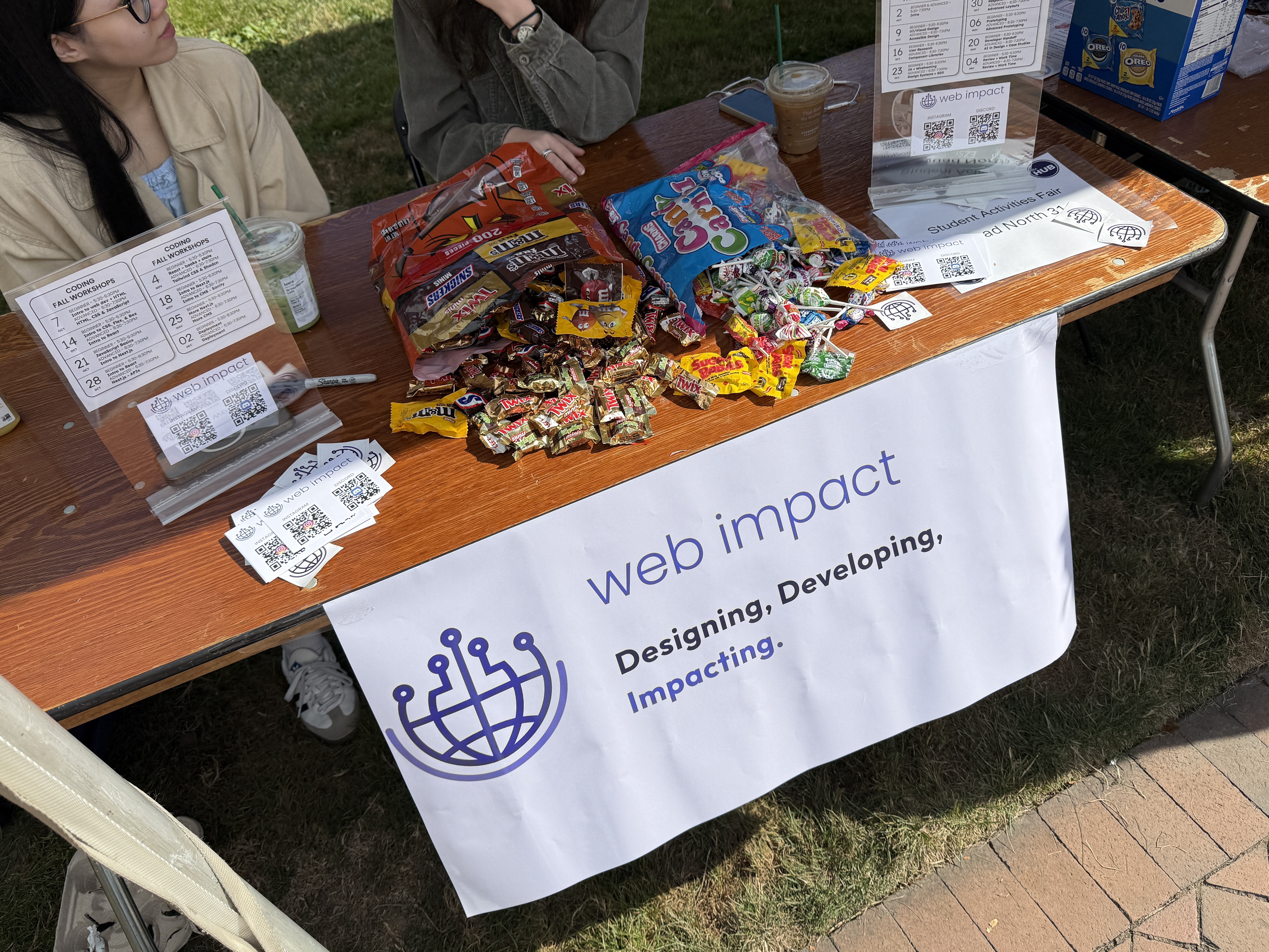 Web Impact tabling event